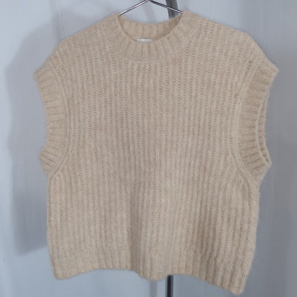 Anine Bing 'Adam' White Vest Size S - Picture 2 of 5